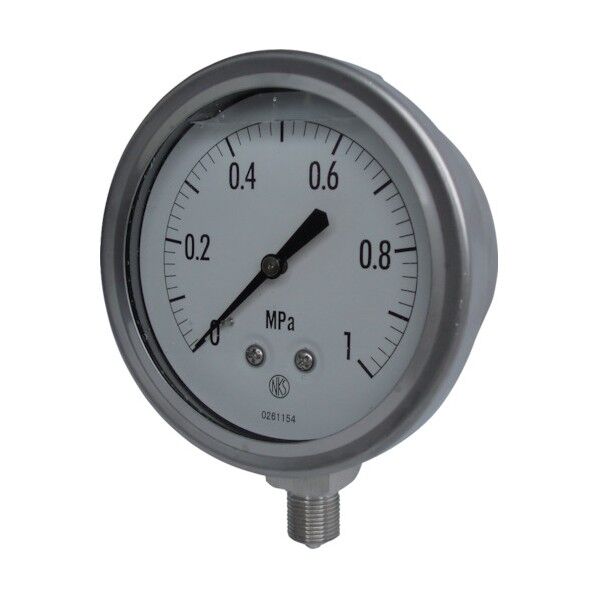 グリセリン入圧力計 圧力レンジ(MPa):0.0~0.10 GV42-133-0.1MP 1点