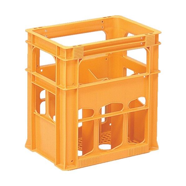 清酒コンテナー 203706 三甲型用(窓有) オレンジ SK-203706-OR 6本