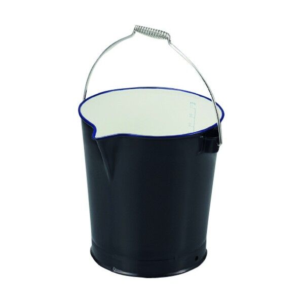 ホーロー引きバケツ 口付き 13L 021-33-08-02 1点