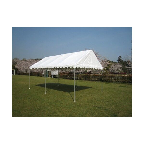 強力スーパーアルミキングテント W7.07XD3.55XH3.07 天幕色 白 KSA-2X4-W 1点