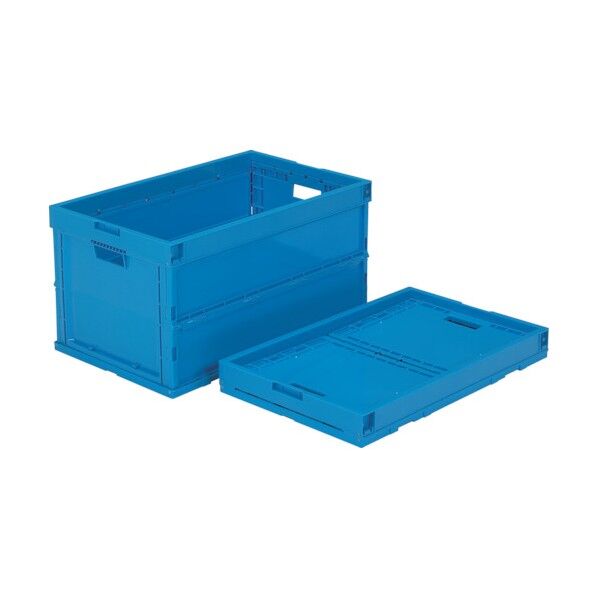 折りたたみコンテナー 555180 オリコンP64B青