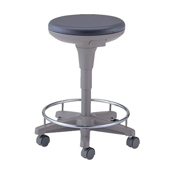 メディカルチェア・環境ソフトスツール ダークブルー TSS-15RL-DBL 1点