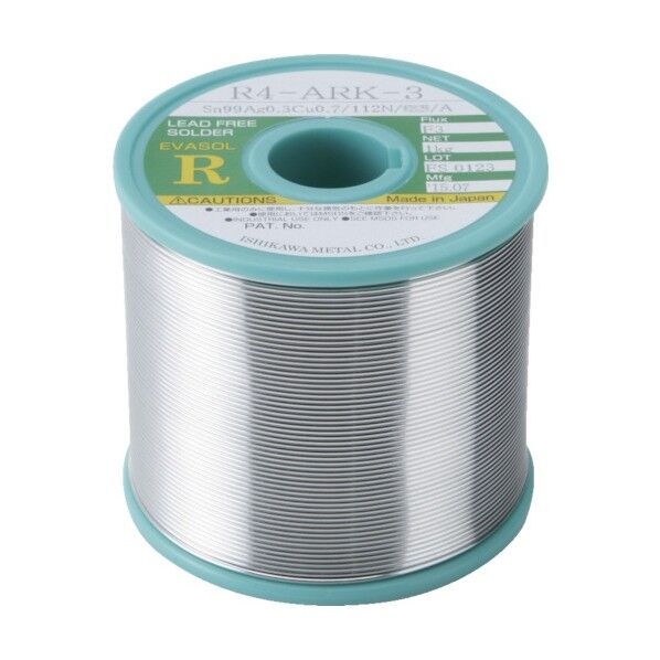 エバソルARK(すず99.0%/銀0.3%/銅0.7%)-1.6mm-1kg R4ARK3-16 1点