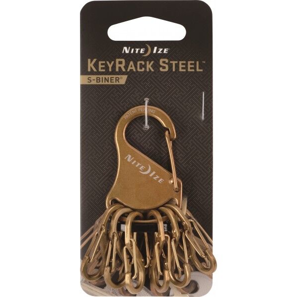 NiteIzeキーラックスチールブラス