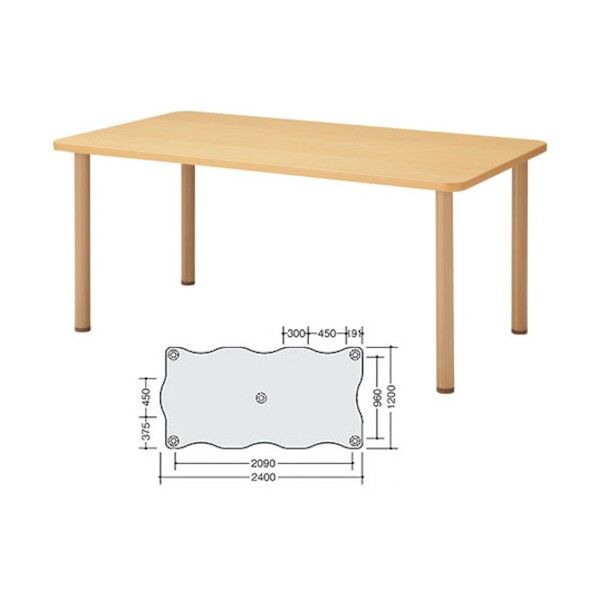 テーブル RTA2412WL-NA 1点