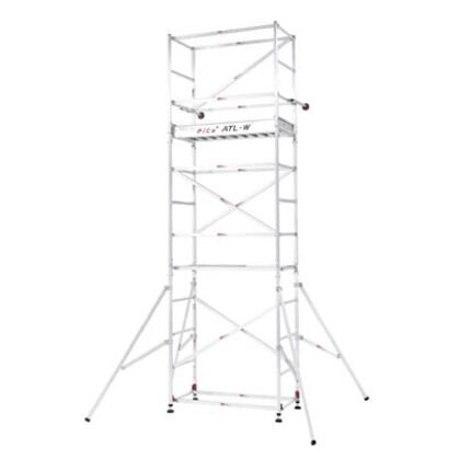 【車上渡し】パイプ製足場ハッスルタワーATL型 2段ワイド ATL-2WA 1