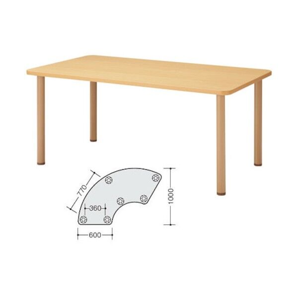 テーブル RTA20R3DL-NA 1点