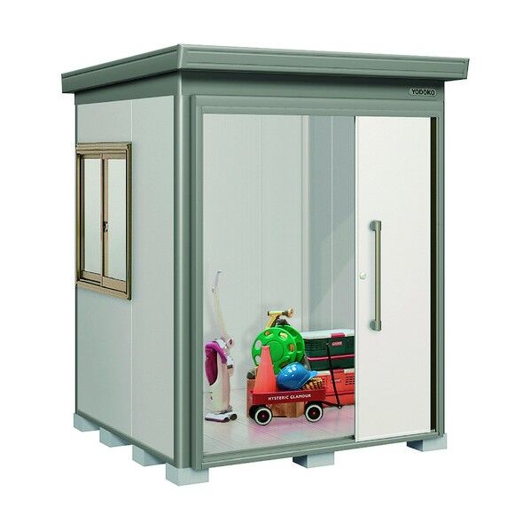 ヨド蔵MD合板床タイプ 豪雪型 床面積3.45m2 DZBU-1818HW SG 1点