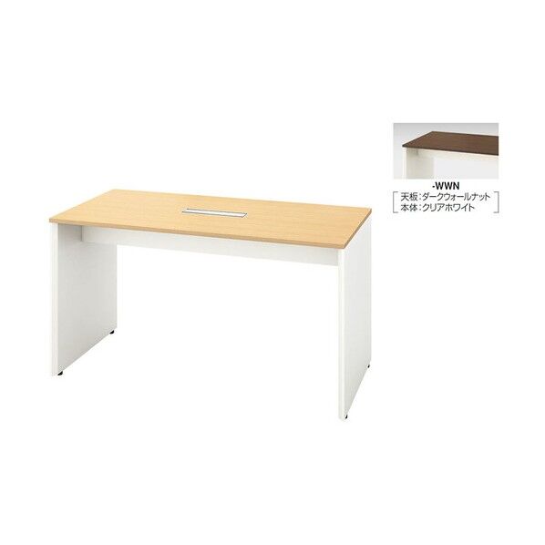ハイテーブル (パネル脚タイプ) (配線ボックス付) MSH1890HP-WWN 1点