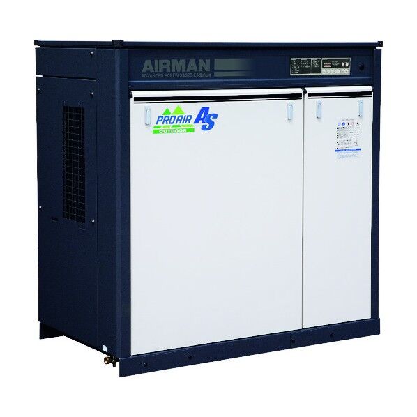 北越工業 スクリューコンプレッサ ドライヤ付 屋外仕様 22KW 60Hz SMS22ERD-6E 1点