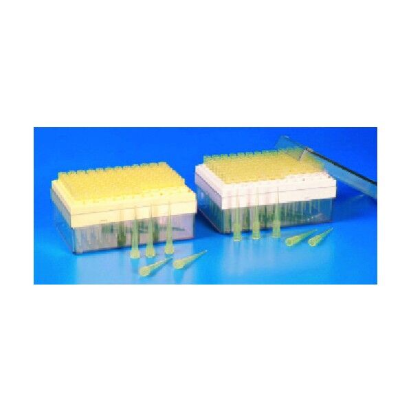 ラックチップ 5-200μL 黄 #9585 96本×10 198-12-25-04 1点