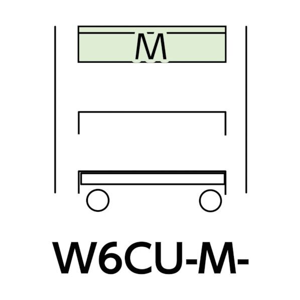 スペシャルワゴン W6CU-M-G 1点