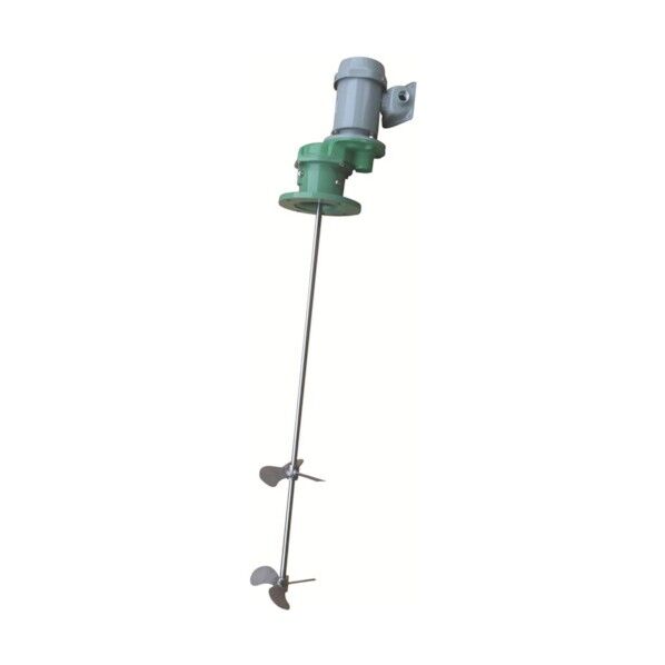 エレポン化工機 中速用・ギア減速式・竪型攪拌機 200W 接液部SUS316 MFG-20H-316-2TO 1点