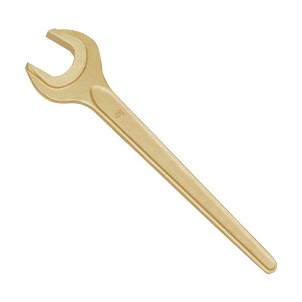 防爆片口スパナ 二面幅寸法12mm 全長125mm 140-12A 1点