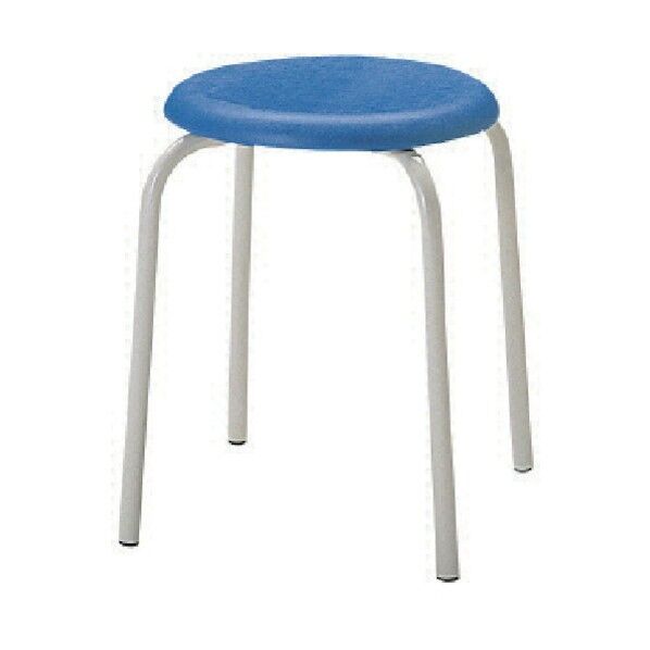 丸イス ブルー R-303-BL 1点