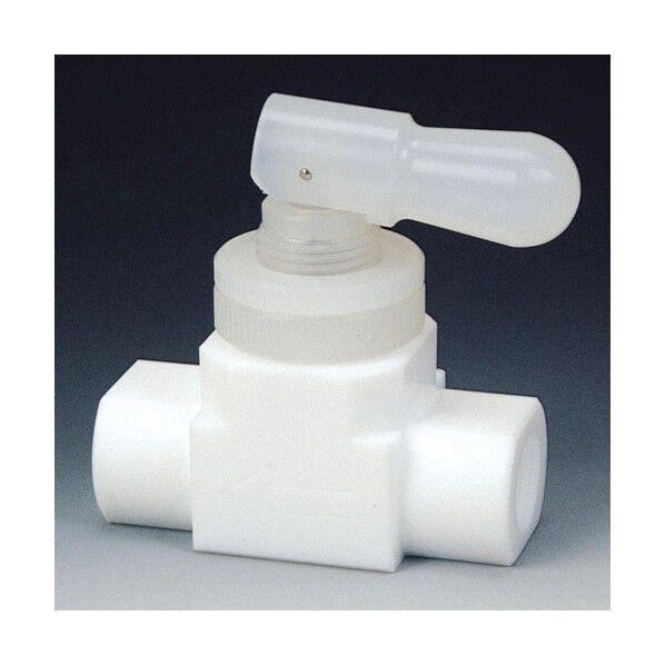 フロンケミカル フッ素樹脂(PTFE)トグルバルブメス水平型 RC1/4 NR1209-001 1点...