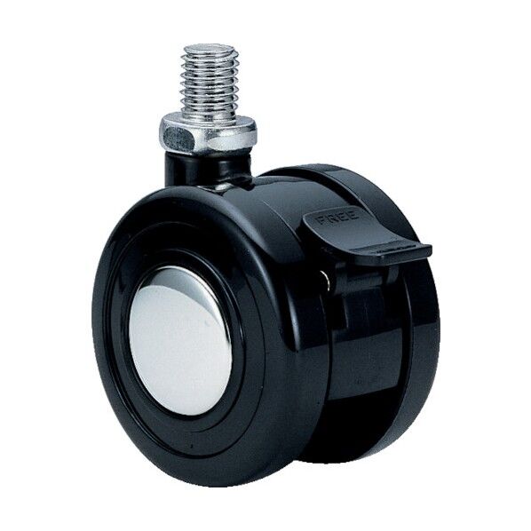 ナイロン車輪 60径 許容荷重100kgf 黒 TY60JN12SP1.25L-14 1点