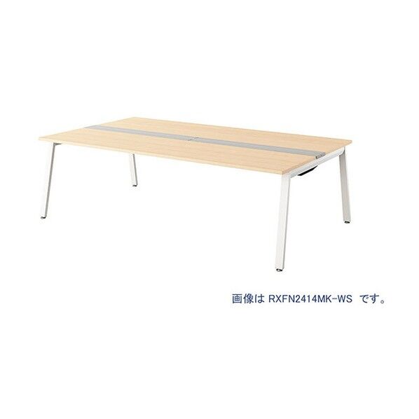 大型ベンチテーブル (基本型) (両面タイプ) RXFN1214K-WS 1点