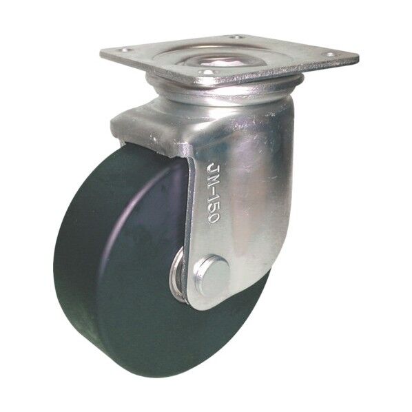 重荷重用導電MCナイロン車輪(ベアリング入)自在金具付 HEMC-JM65CD 1点