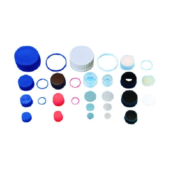 ねじ口瓶用赤キャップ GL-45 371-05-21-02 1点