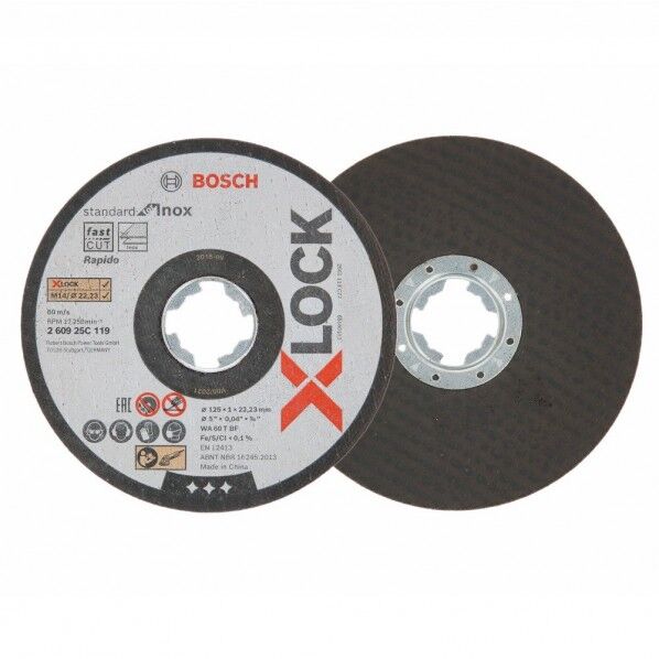 X-LOCK切断砥石125x1.0ステンST 260925C119 1点