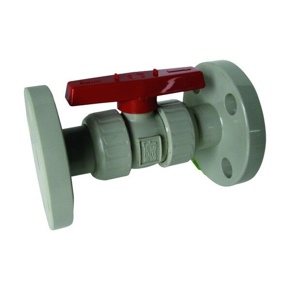 ボールバルブ 本体材質PP シール材質FKM JIS10KF 15A BP15FXV 1点