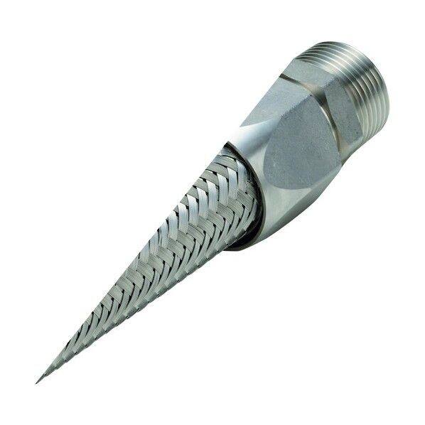 ライトユニオン式(メタルタッチ無溶接式)フレキシブルホース オス×メス型 継手SUS304(ALLSUS304) 15A×1100L NK-3400MF/SUS304-15A-1100L 1点