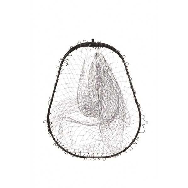 カーボンフレーム「オーバル」M網付 MR-279 1個