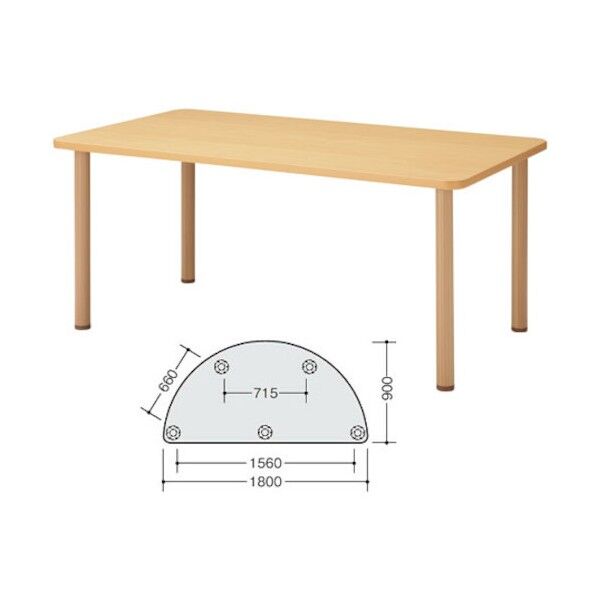 テーブル RTA18R2L-NA 1点