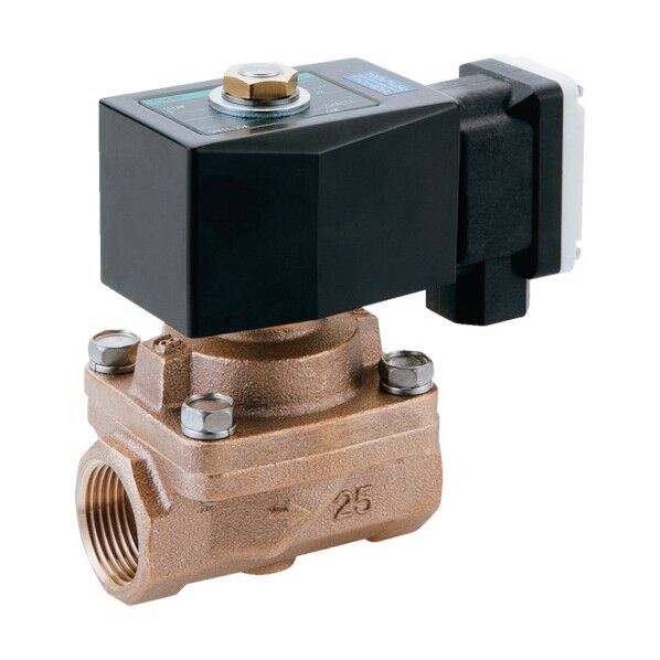 蒸気用パイロットキック式2ポート電磁弁 SPK11-15A-C4M-AC100V 1点