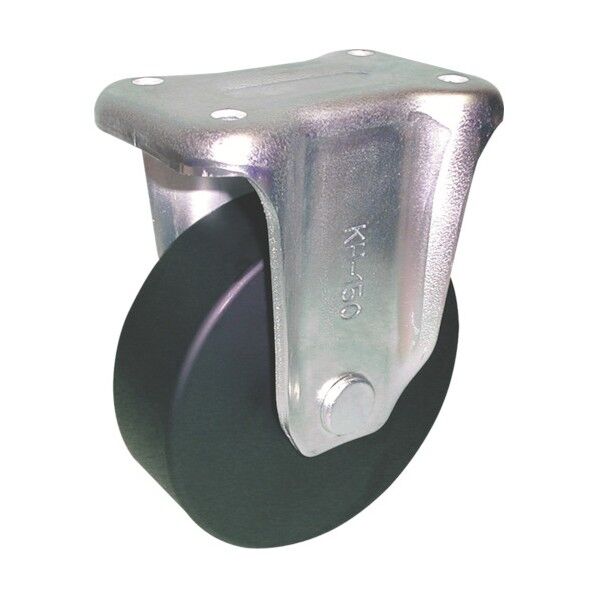 重荷重用導電MCナイロン車輪(ベアリング入)固定金具付 HEMC-KH150CD 1点