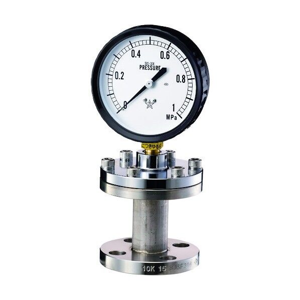 隔膜式圧力計 BF型 KA-BF-25A-PVC-0.4MPA 1点