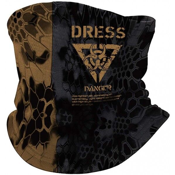 DRESS DRESS テクニカルヒートネックゲーター パイソンBK BRN フリーサイズ 1個