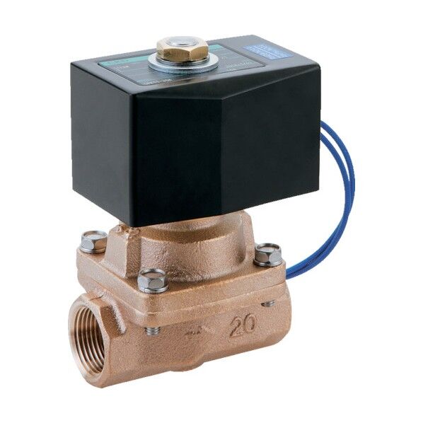 蒸気用パイロットキック式2ポート電磁弁 SPK11-25A-K4A-AC200V 1点