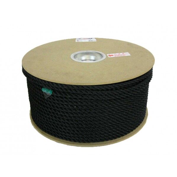 ユタカ RE-54ブラック PEカラーロープドラム 9X150m RE-54 1個