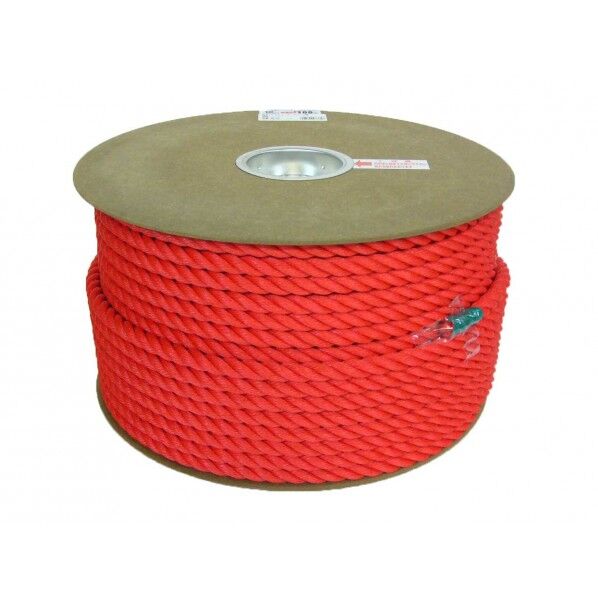 ユタカ RE-61レッド PEカラーロープドラム 12X100m RE-61 1個