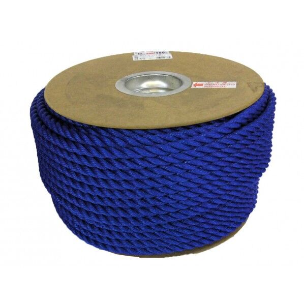 ユタカ RE-62ブルー PEカラーロープドラム 12X100m RE-62 1個