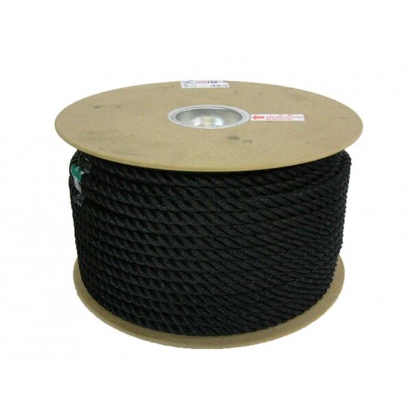 ユタカ RE-64ブラック PEカラーロープドラム 12X100m RE-64 1個