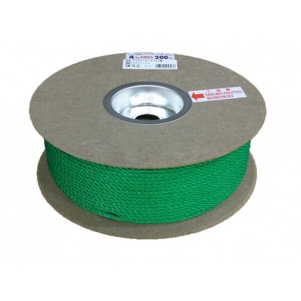 ユタカ RE-83グリーン PEカラーロープドラム 4X200m RE-83 1個