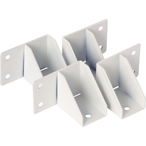 1×4ボードブラケット コーナー (ホワイト) DWB14W 1個