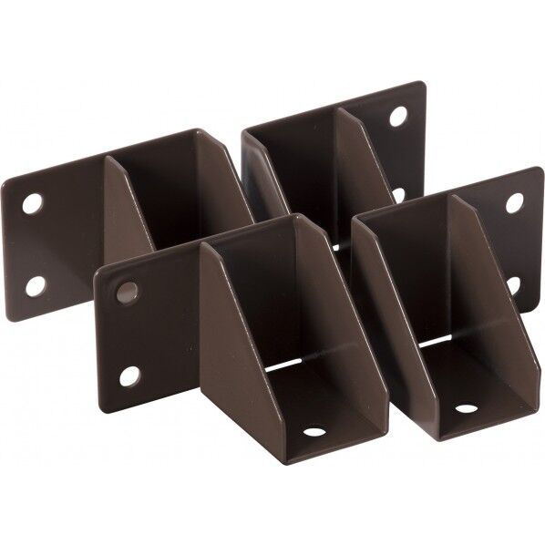 1×4ボードブラケット コーナー (ダークブラウン) DWB14DB 1個