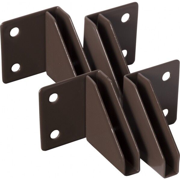 有孔ボード ボードブラケットコーナー (ダークブラウン) DWB5CDB 1個