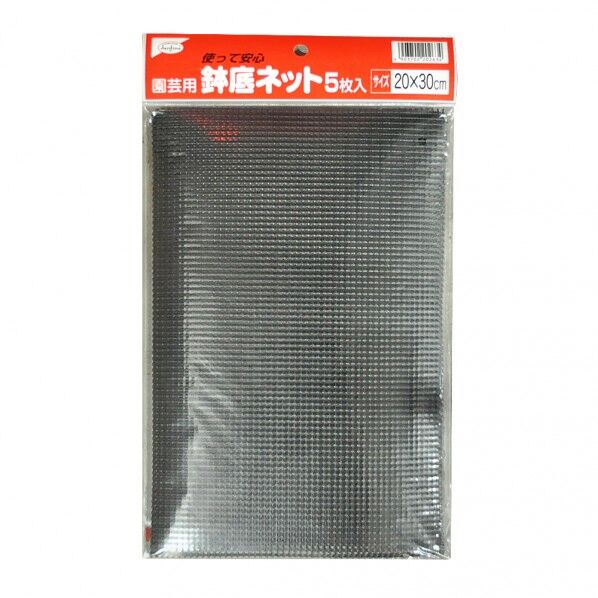 渡辺泰 園芸用鉢底ネット 5枚入 20x30cm 5枚