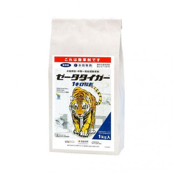スミトモカガクエンゲイ 農薬 住友化学 ゼータタイガー1キロ粒剤 1個
