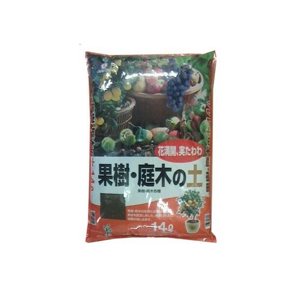 グローバル 果樹庭木の土 14L 1個
