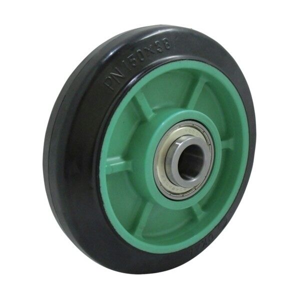 樹脂製ゴム車輪(ステンレス製) PN75SUSB 1点