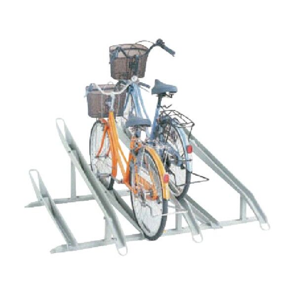 自転車ラック サイクルスタンド 5台収容 左高位 KS-C285B 1点