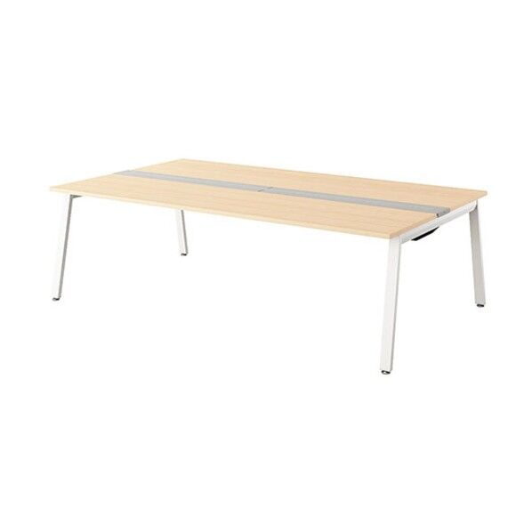 大型ベンチテーブル (基本型) (両面タイプ) RXFN2414K-WS 1点