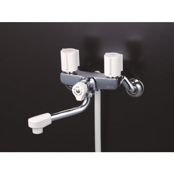 一時止水付2ハンドルシャワー(150mmパイプ付)