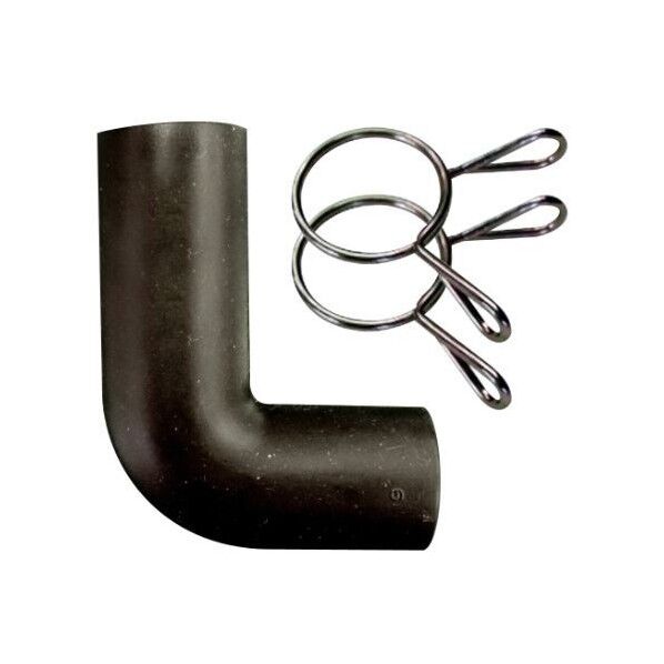 浄化槽ブロワAK用 L型ホース(小) 黒 AK-30.40.60.80用 AK-60D.80D用 PA-250 1